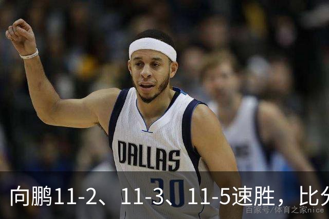 向鹏11-2、11-3、11-5速胜，比分之外过程更值得关注