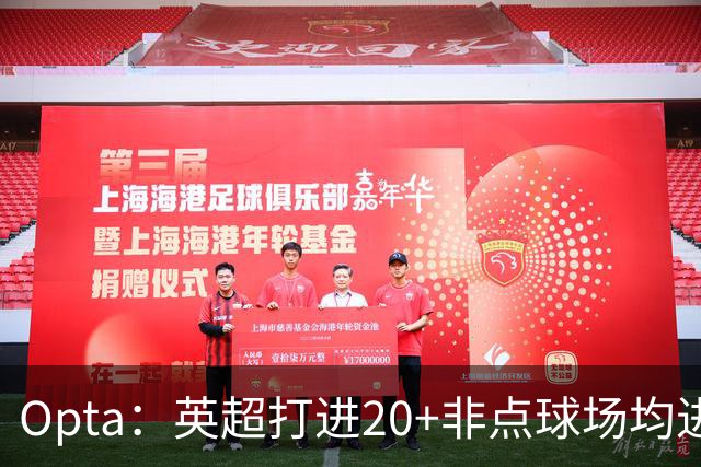 Opta：英超打进20+非点球场均进球榜，哈兰德居首，雅克松第5